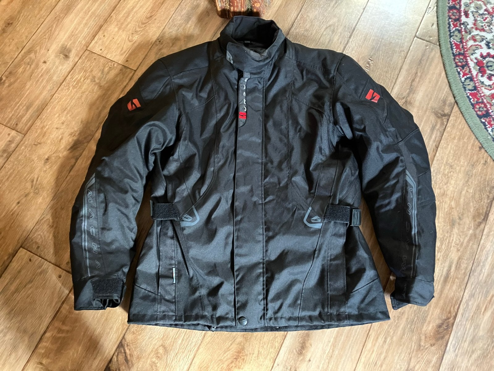 Motorjas Macna textiel mt XL (valt als L) incl. binnenjas, Motoren, Ophalen of Verzenden, Tweedehands, Heren, Jas | textiel
