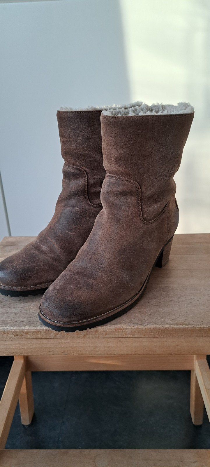 bruine shabbies laarzen maat 37, Kleding | Dames, Bruin, Lage of Enkellaarzen, Ophalen of Verzenden, Onbekend
