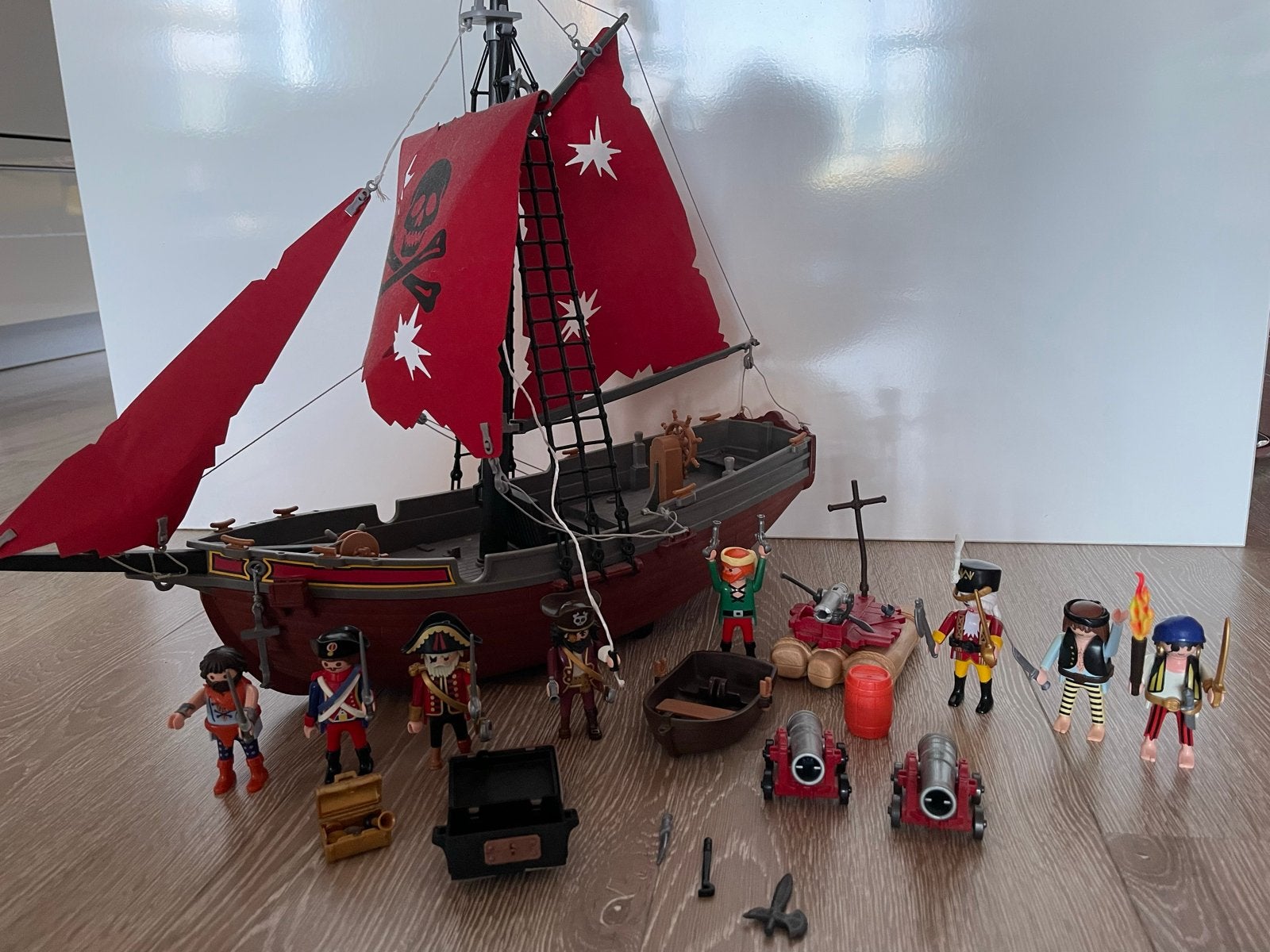 Playmobil Piratenschip met accessoires en figuren, Ophalen, Gebruikt, Jongen of Meisje