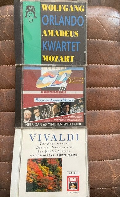 Klassiek Mozart, Vivaldi CD (3x Muziek Albums), Ophalen of Verzenden, Classicisme, Zo goed als nieuw, Overige typen