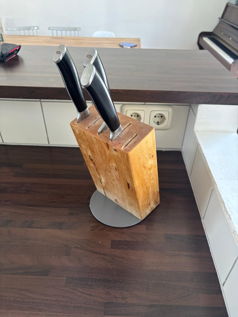 Houten messenblok, Ophalen, Hout, Bruin, Overige typen