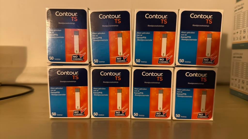 Contour ts 50 stuks bloedglucoseteststrips, Ophalen of Verzenden, Nieuw