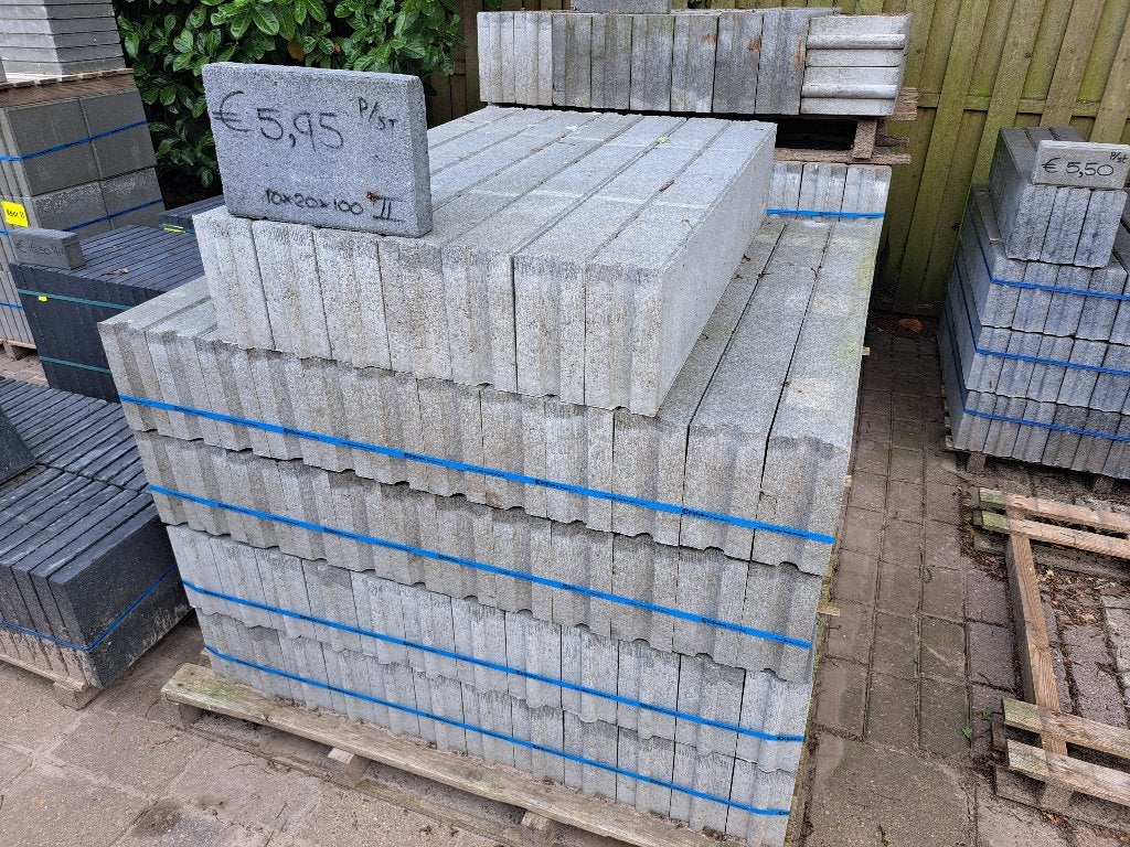 Opsluitband 10x20x100, Tuin en Terras, Tegels en Klinkers, Ophalen, Overige typen, Nieuw, Minder dan 5 m²