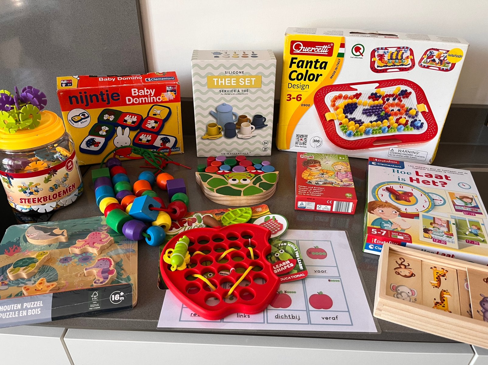 Leuke peuter/kleuter spelletjes - educatief, creatief & leuk, Ophalen of Verzenden, Zo goed als nieuw