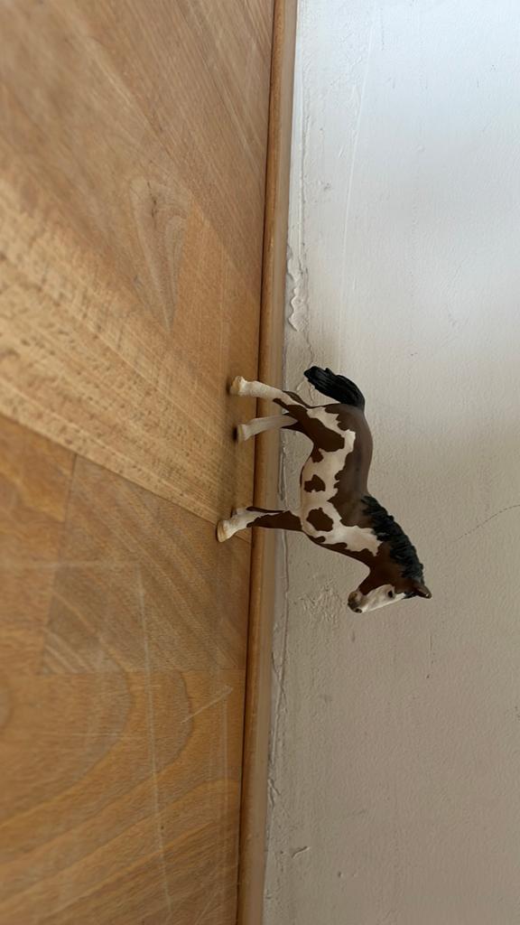 Schleich pinto jaarling 13695, Ophalen of Verzenden, Zo goed als nieuw, Paard, Beeldje of Figuurtje