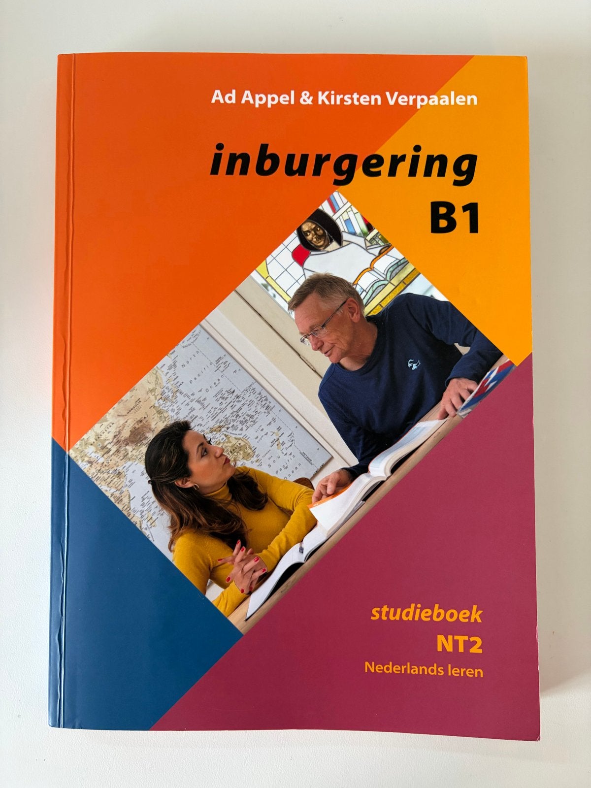 Ad Appel Inburgering B1 Studieboek NT2 Nederlands Leren, Ophalen of Verzenden, Zo goed als nieuw, Overige niveaus