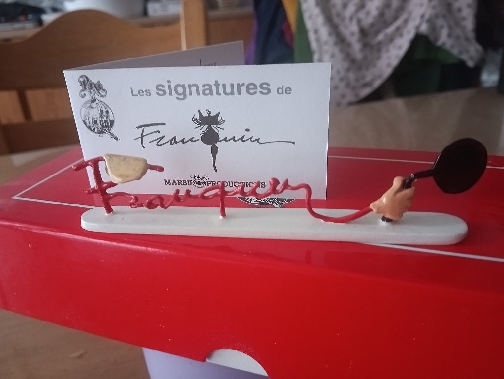 Franquin (Guust Flater) Signature, Verzamelen, Ophalen of Verzenden, Nieuw
