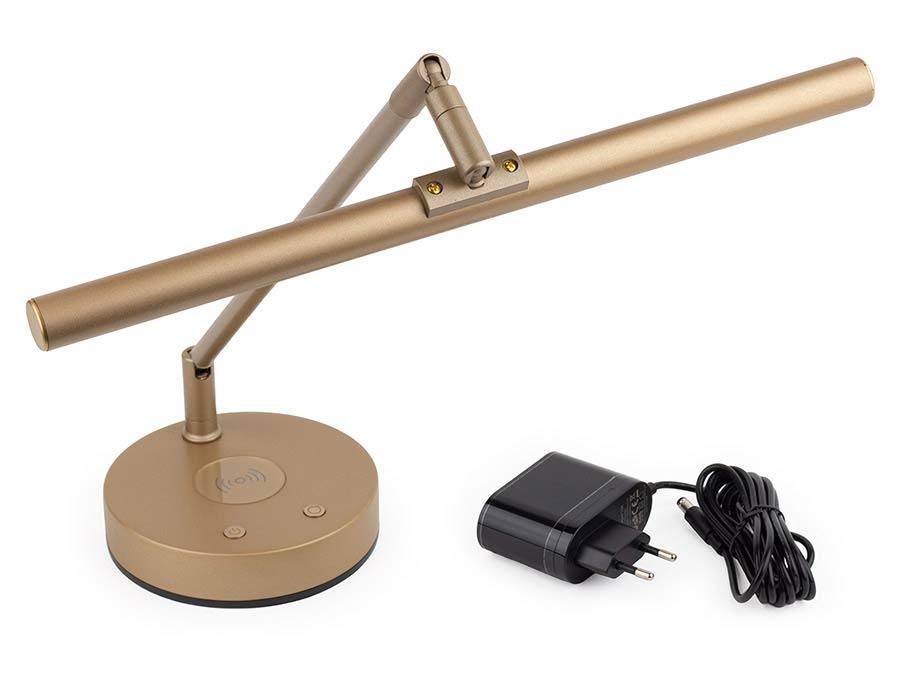 Boston PLM-1000-MS Piano LED Lamp – Messingkleurig Dimbaar, Led-lamp, ., Minder dan 30 watt, .