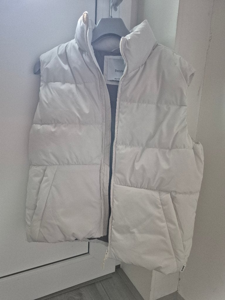 Bodywarmer, Kleding | Dames, Bodywarmers, Beige, Maat 34 (XS) of kleiner, Gedragen, Bershka
