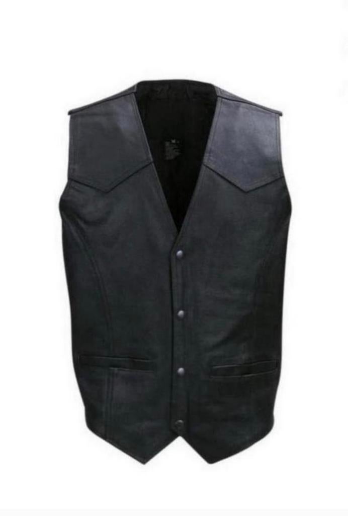 Leren Vest zonder opdrul - Unisex met Verstelbare Pasvorm, Ophalen of Verzenden, Nieuw met kaartje, Dames, Overige typen