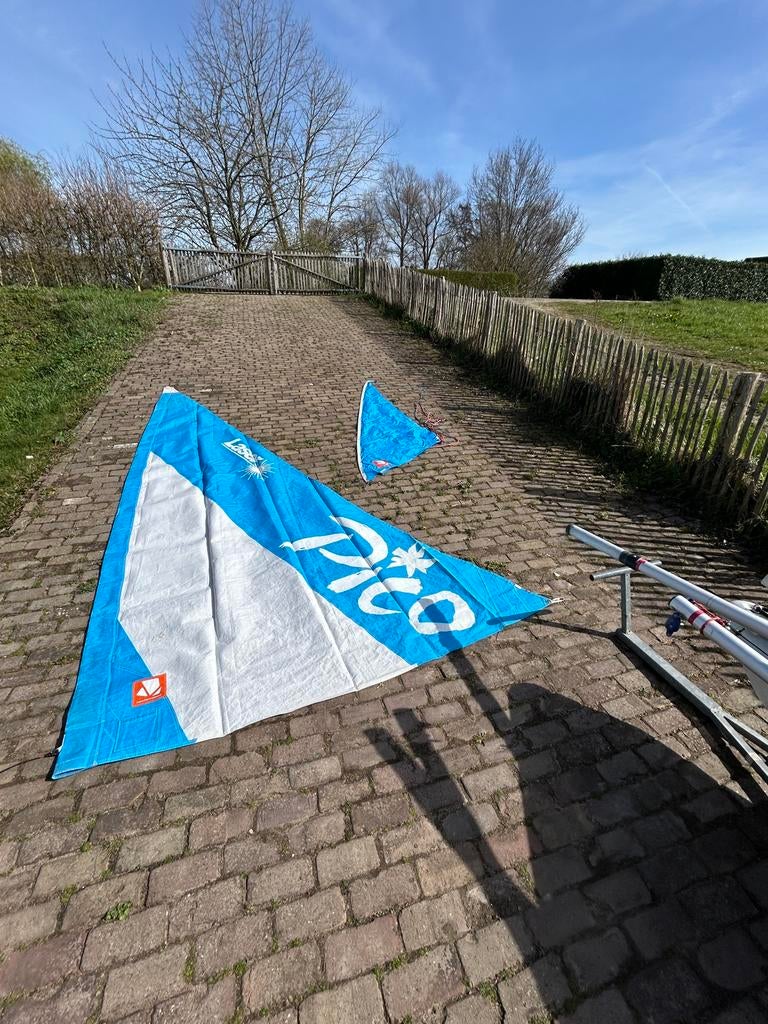 Pico laser, Watersport en Boten, Open zeilboten, Ophalen, Gebruikt, Fok, Overige brandstoffen