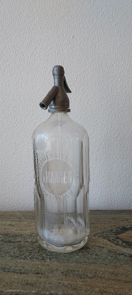OUDE MINERLAALEWATER FLES V. HAAGEN, Antiek en Kunst, Ophalen of Verzenden