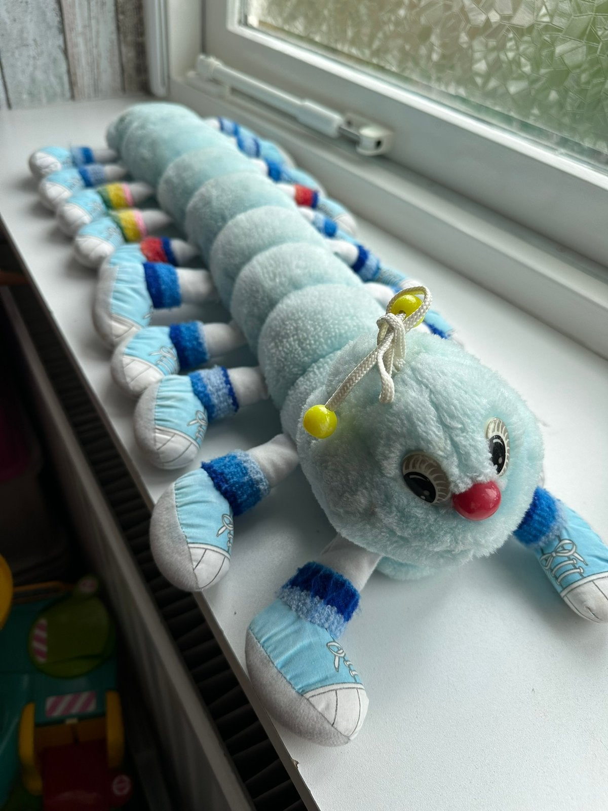 Knuffel rups met veel poten., Ophalen of Verzenden, Zo goed als nieuw, Overige typen