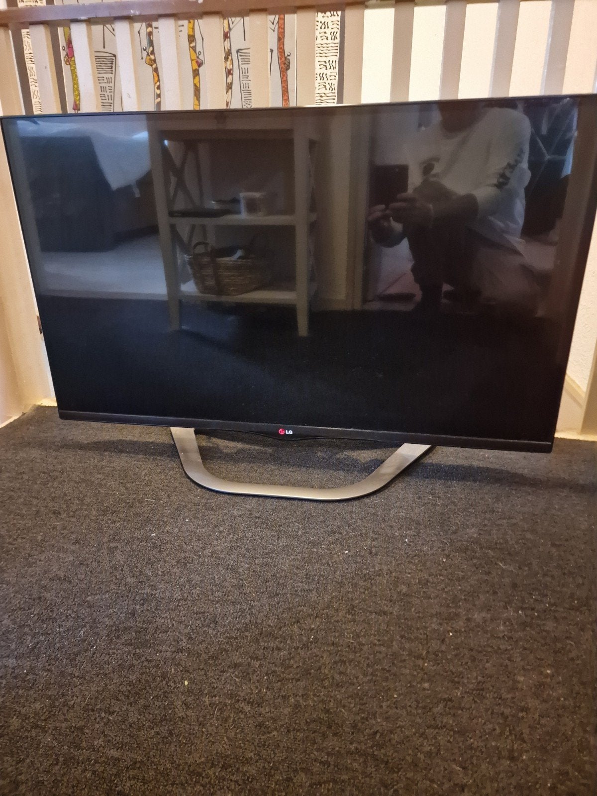 LG 45 inch Smart TV met afstandsbedieningen, Ophalen, Gebruikt, LG, Smart TV