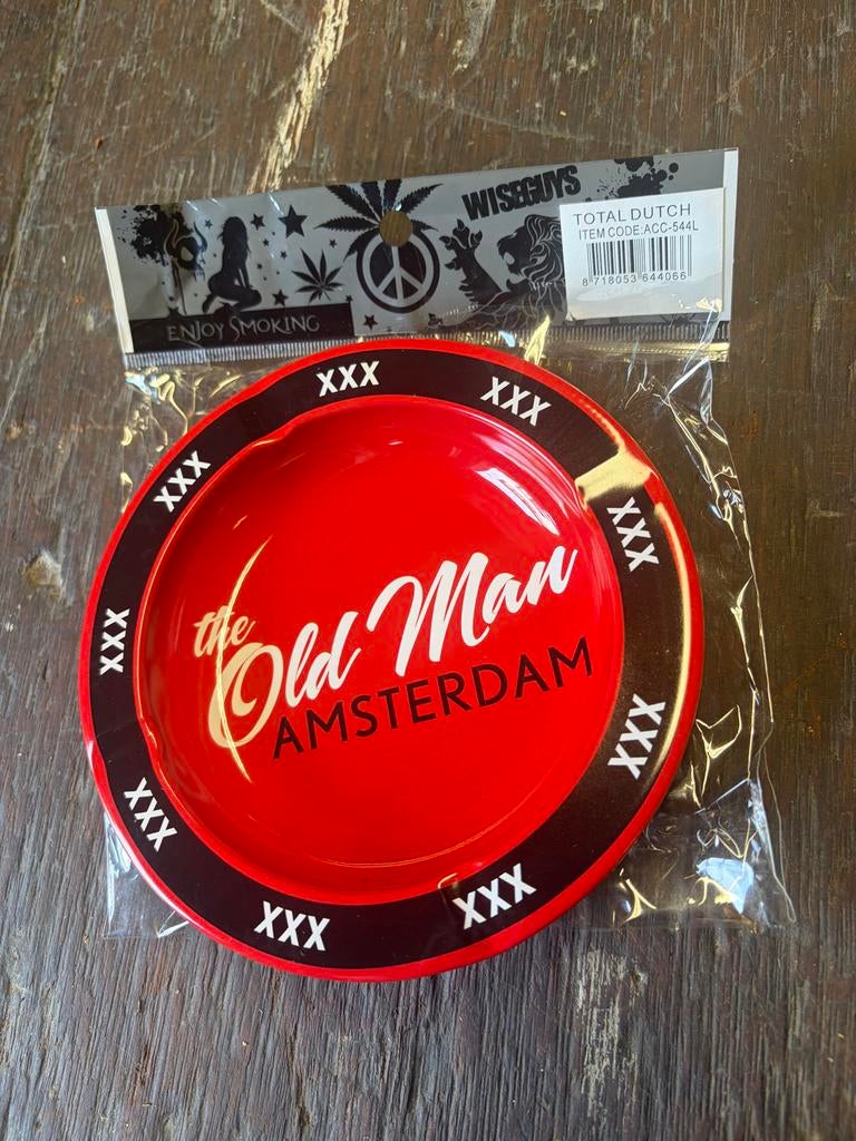 Partij 350x The Old Man Amsterdam asbakken - Damstraat, Ophalen of Verzenden, Nieuw, Asbak