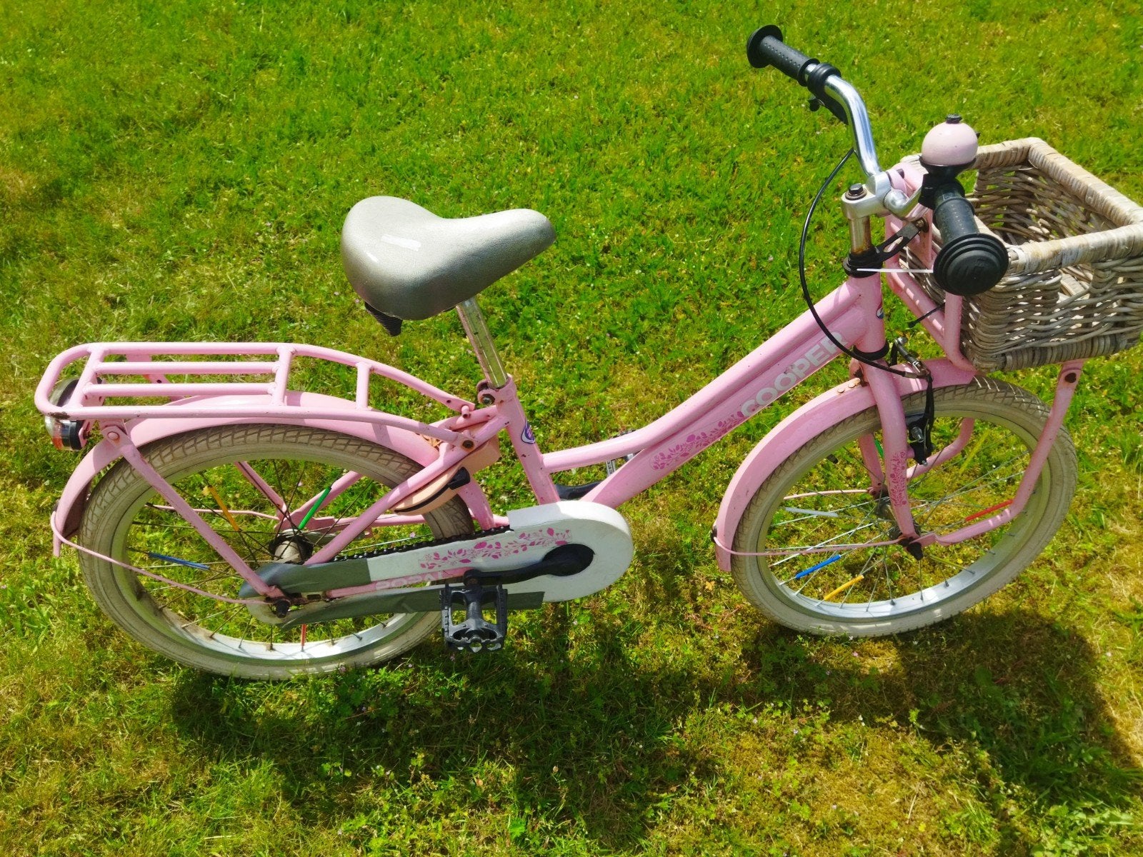 Roze kinderfiets Cooper Popal 20 inch, Ophalen of Verzenden, Gebruikt, 16 tot 20 inch
