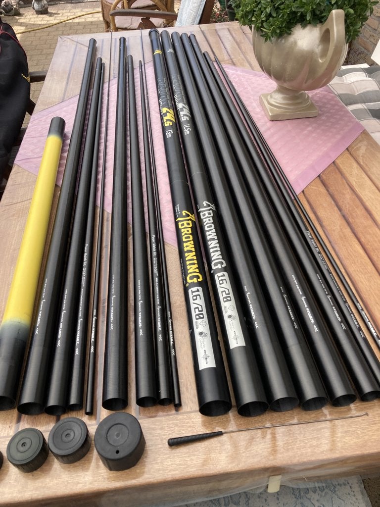 Te Koop HENGEL BROWNING 16 / 20 KITAN Z 4.5  ,13 meter, Watersport en Boten, Hengelsport | Witvissen, Ophalen, Zo goed als nieuw