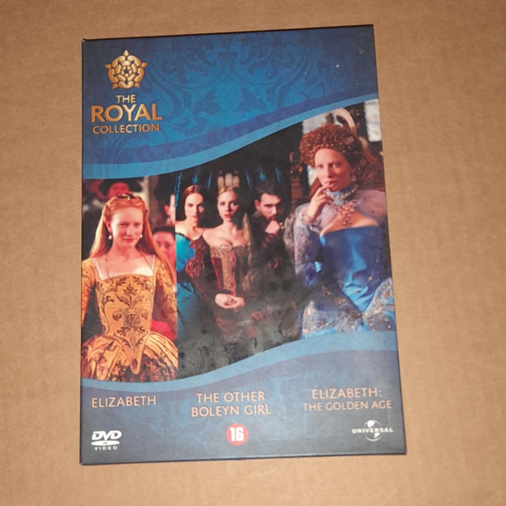 Royal collection 3 dvd box Queen Elisabeth, Alle leeftijden, Ophalen of Verzenden, Zo goed als nieuw