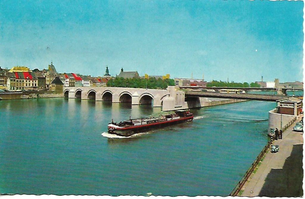 Maastricht- -St. Servaasbrug., Verzenden, 1960 tot 1980, Gelopen, Limburg