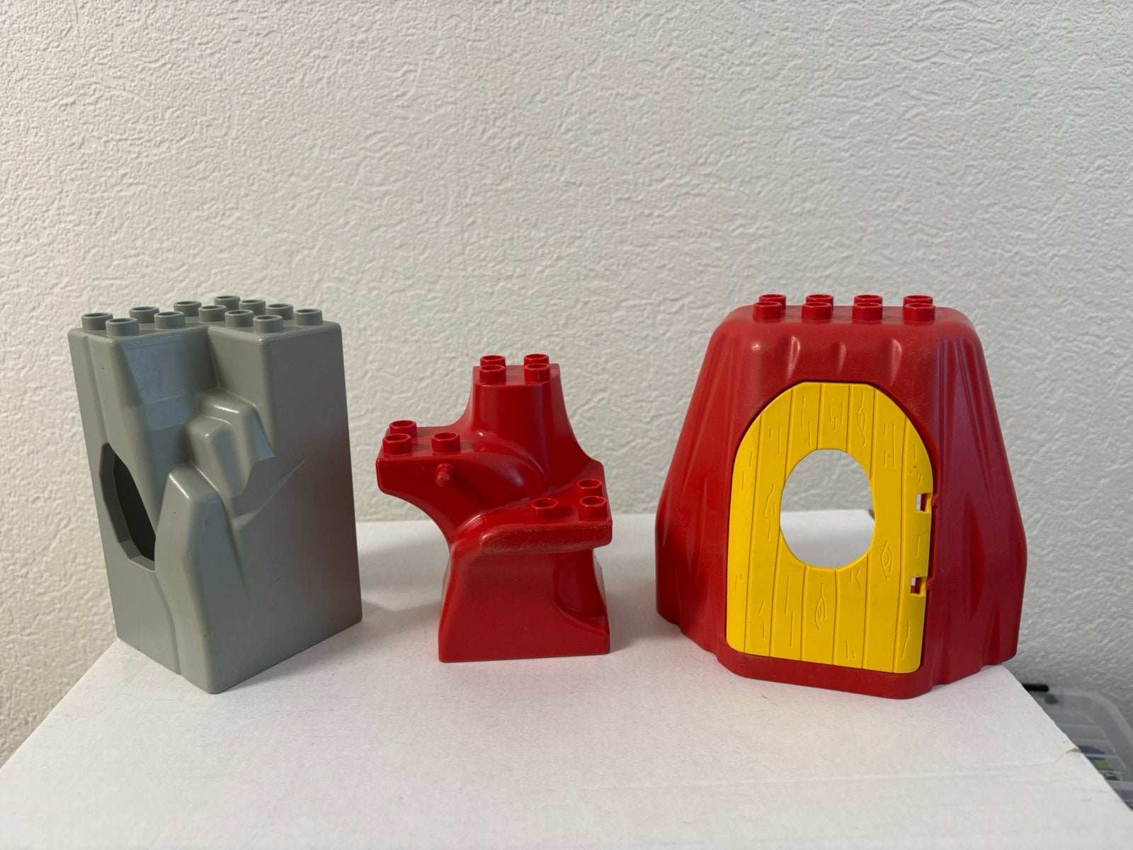 Lego Duplo rots / boomstronk / hol met deur, Ophalen of Verzenden, Gebruikt, Duplo