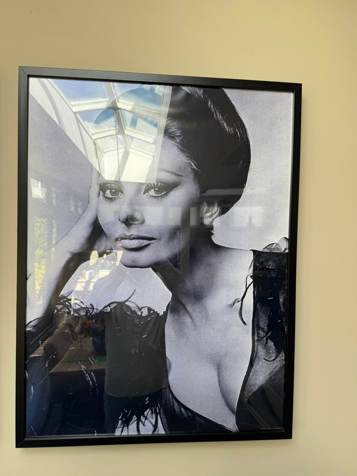 Poster in lijst. 62x83cm, Ophalen