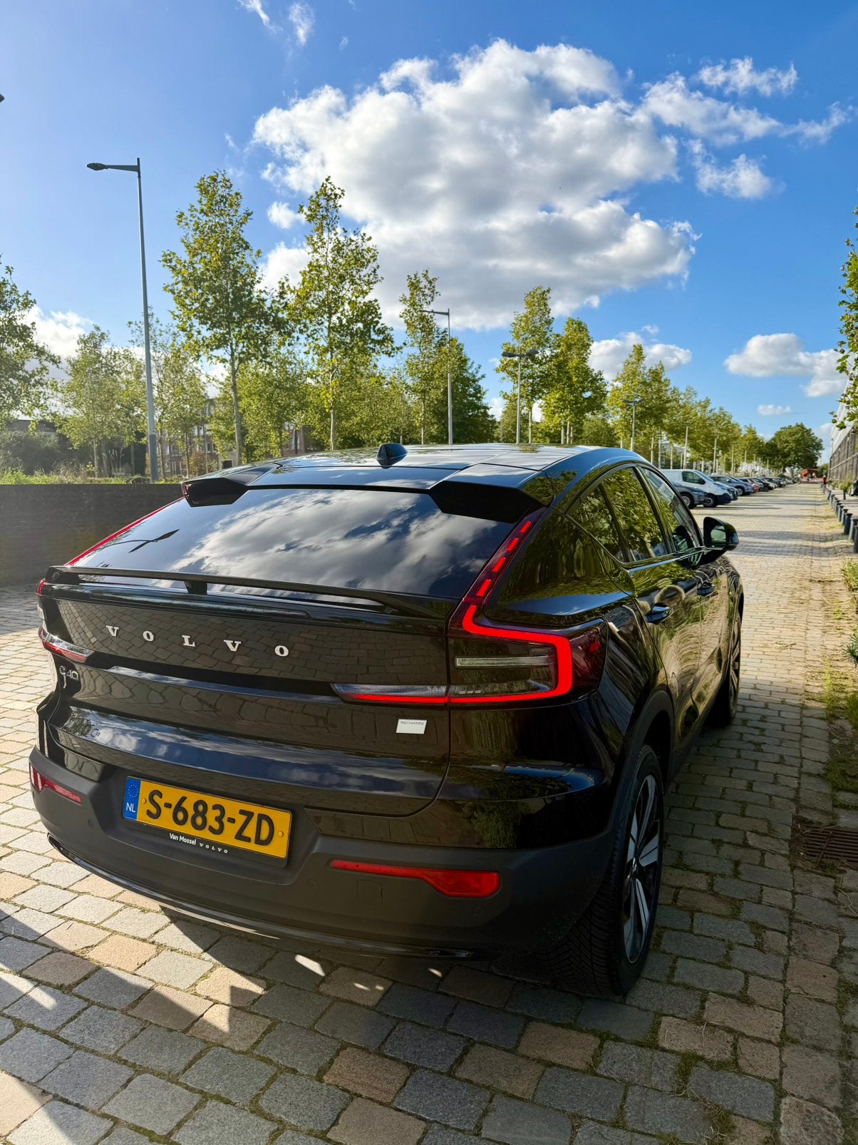 Volvo C40 Recharge Ultimate |SoH 90%| Harman Kardon | 1e Eig, Auto's, Zwart, Elektrisch, Dealer onderhouden, SUV of Terreinwagen