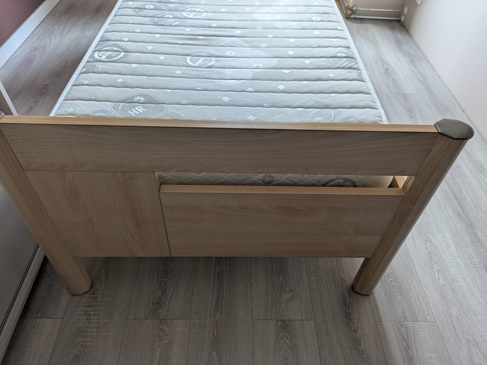 Eenpersoonsbed Gautier, Ophalen, Gebruikt, 90 cm, 200 cm