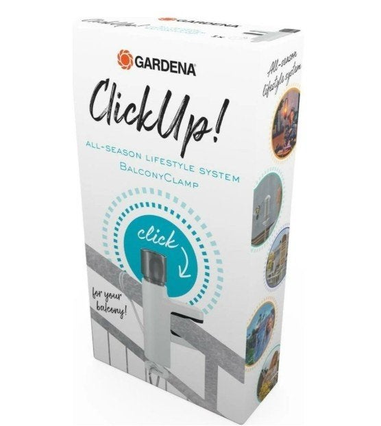 Gardena Clickup! Balkonklem - Nieuw - Korting bij aantallen, Zonne-energie, Kunststof, Minder dan 50 watt, Overige typen
