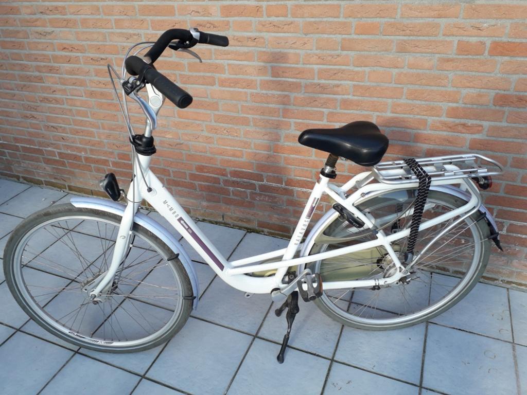 Batavus Mambo Deluxe Damesfiets - Wit, 7 versnellingen, Ophalen, Gebruikt, Batavus, Versnellingen