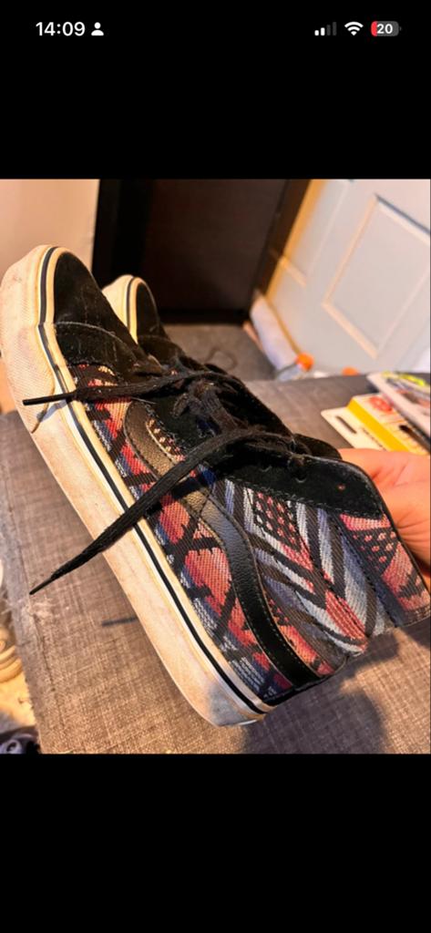 Vans Sk8-Hi Sneakers met Aztec Print, Kleding | Dames, Schoenen, Ophalen, Overige kleuren, Sneakers of Gympen, Gedragen