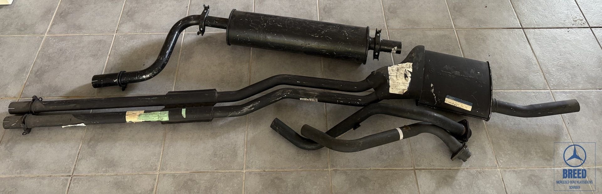 NOS complete uitlaat Mercedes-Benz W114 230.6 250 250C, Ophalen, -, Nieuw, -