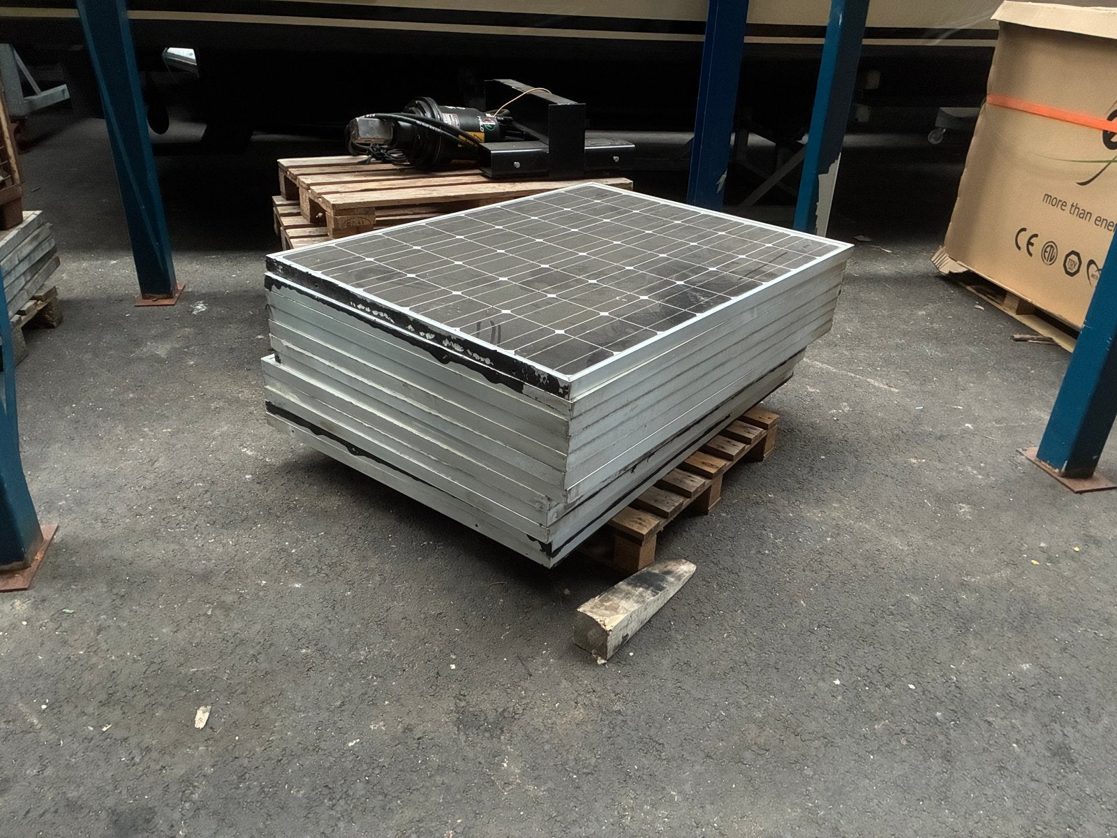 12 st. Zonnepanelen, Ophalen, Gebruikt, Paneel, 100 tot 200 wattpiek