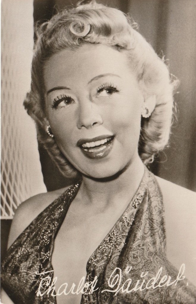 Oude Kaart Charlott Daudert, Verzenden, Zo goed als nieuw, Film, Foto of Kaart