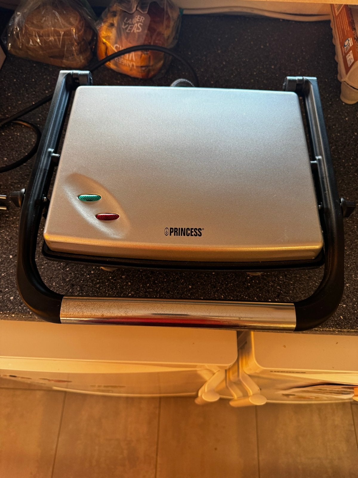 Princess Tosti-IJzer / Grill, Ophalen, Gebruikt