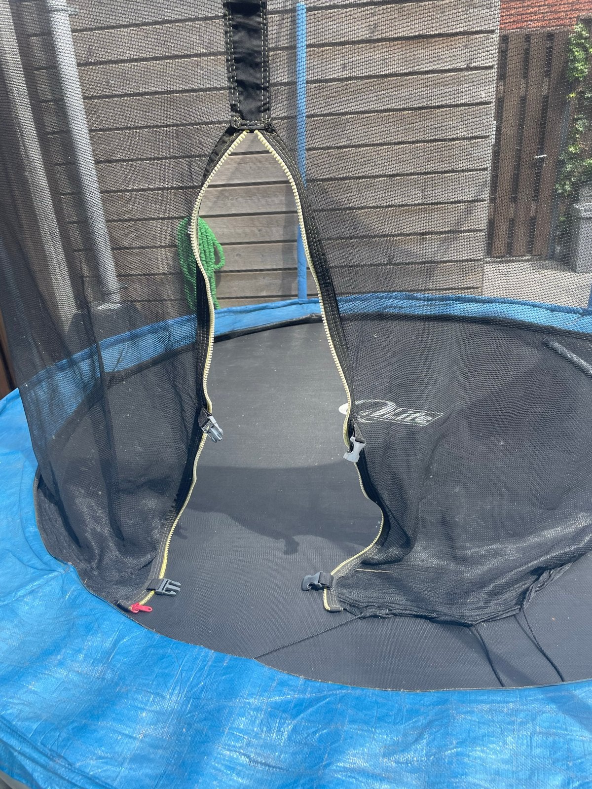 Gratis trampoline met losse rits, Ophalen of Verzenden, Gebruikt