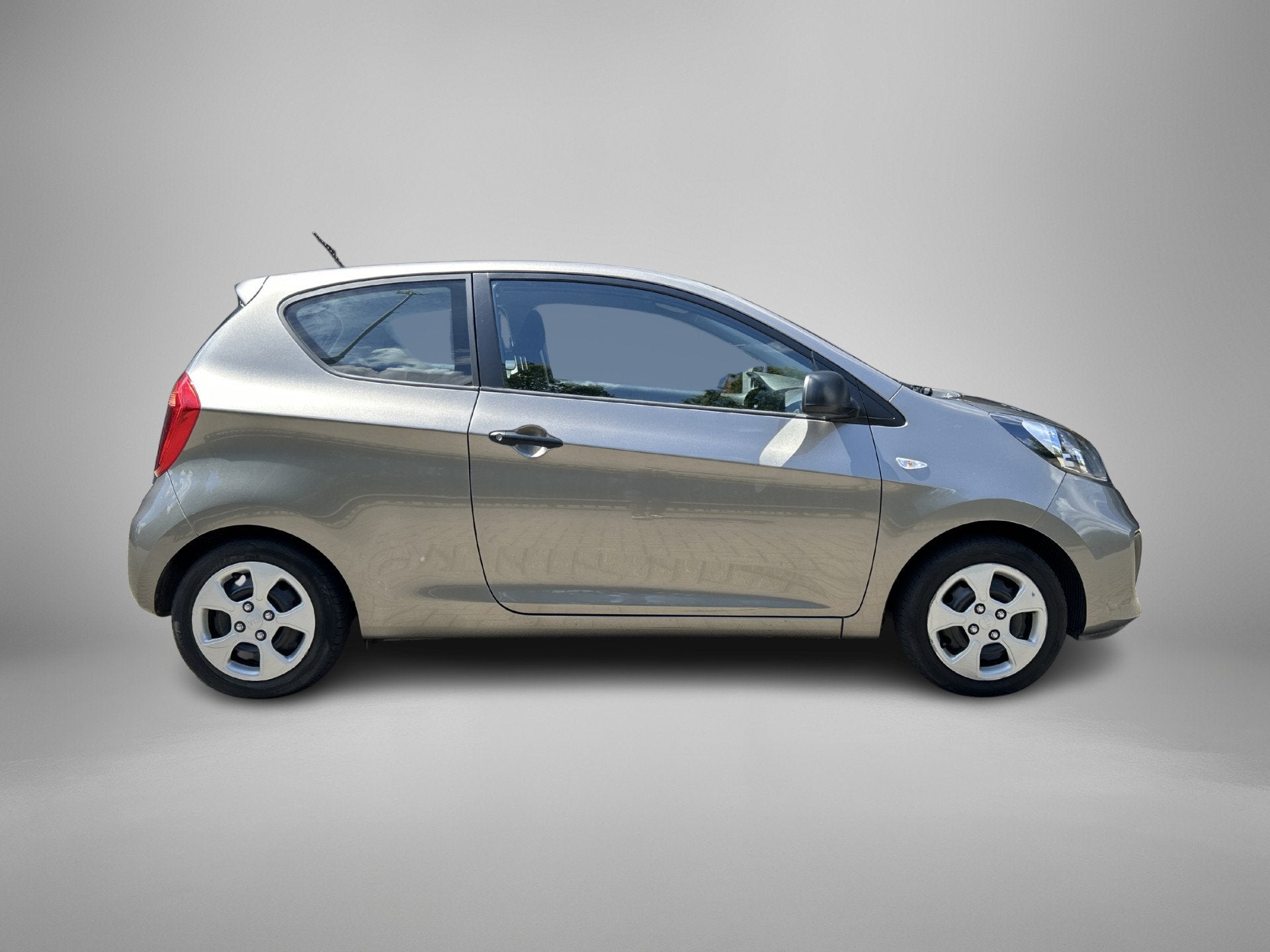 Kia Picanto 1.0 CVVT ISG Airco (bj 2014), Voorwielaandrijving, Stof, Gebruikt, Zwart