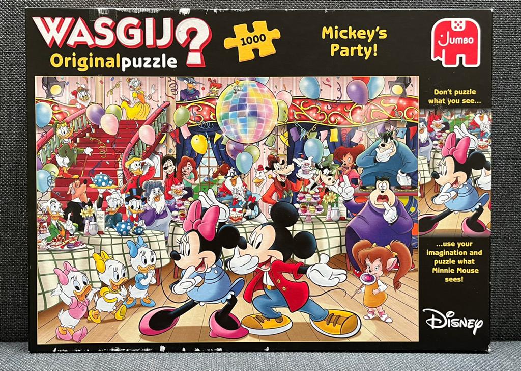 Wasgij puzzel Disney, 1000 stukjes, Hobby en Vrije tijd, Denksport en Puzzels, Ophalen of Verzenden, 500 t/m 1500 stukjes, Zo goed als nieuw