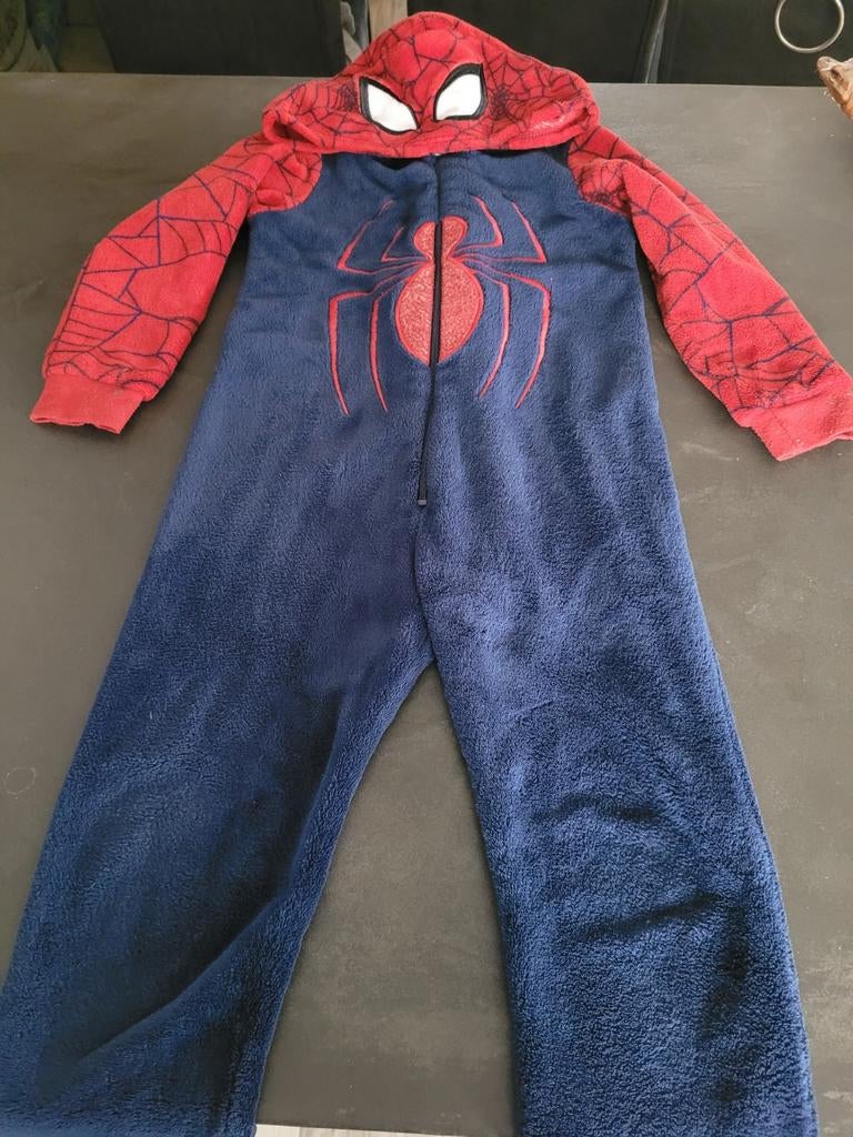 Spiderman onesie, Kinderen en Baby's, Carnavalskleding en Verkleedspullen, Ophalen of Verzenden, Zo goed als nieuw, 104 of kleiner