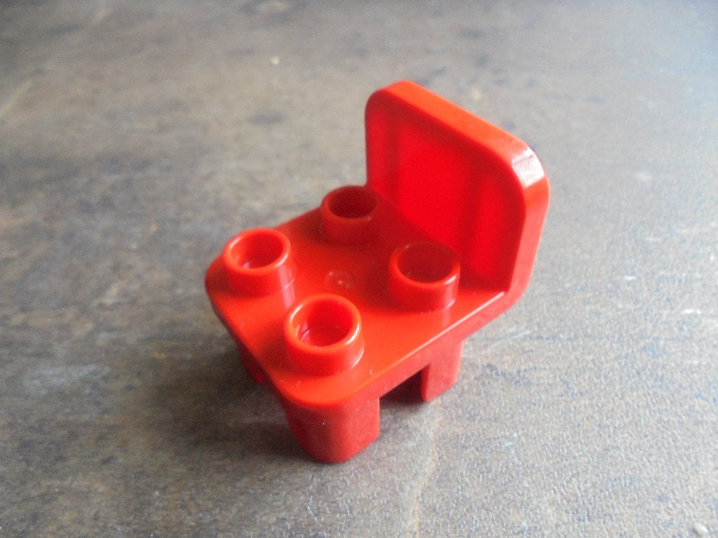Lego Duplo Furniture Chair with Rounded Back (zie foto's) 18, Kinderen en Baby's, Ophalen of Verzenden, Gebruikt, Losse stenen