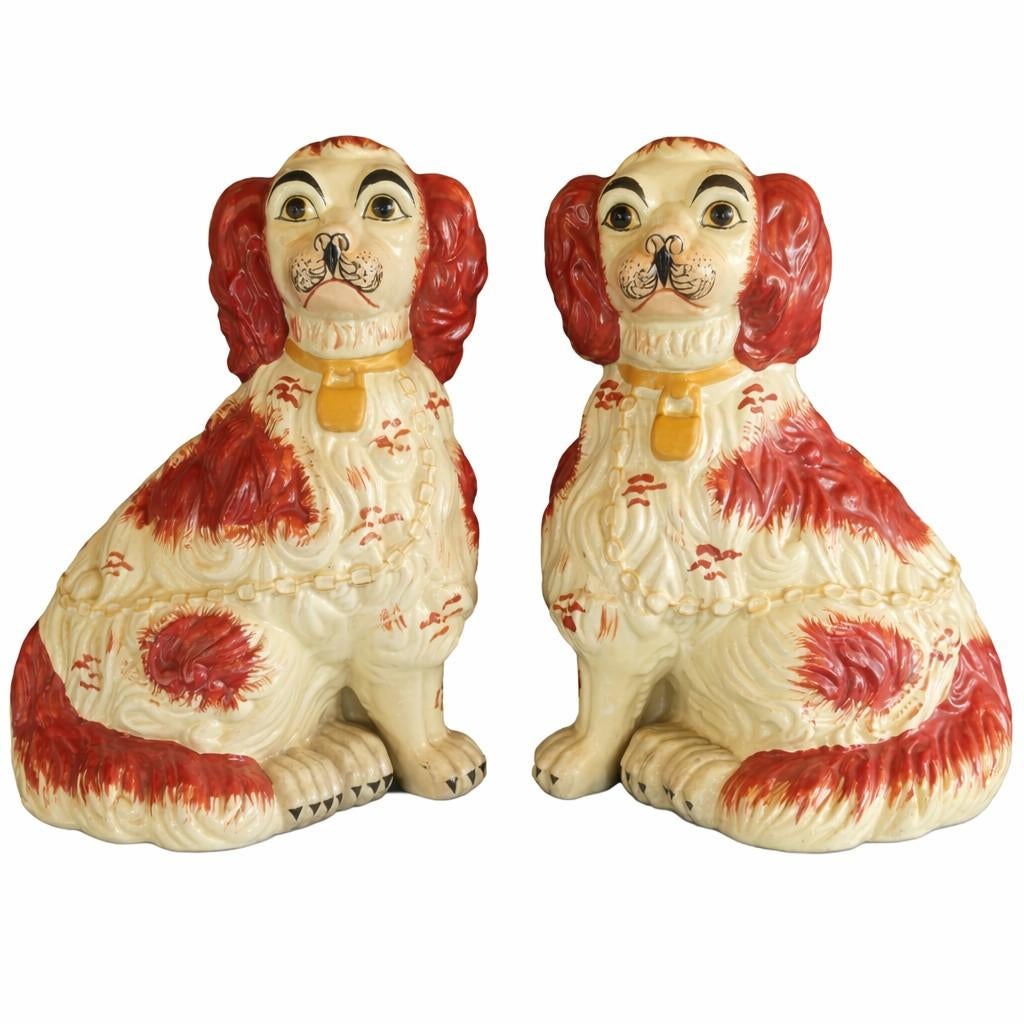 Staffordshire Hoerenhondjes - Set van 2, Ophalen of Verzenden