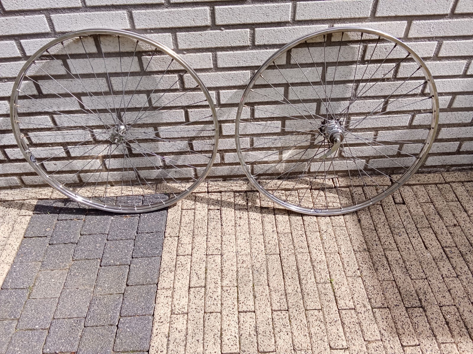 Set rvs(Schothorst) velgen 28 inch voor/achter- 3versn naaf, Fietsen en Brommers, Ophalen, Gebruikt, Van Schothorst