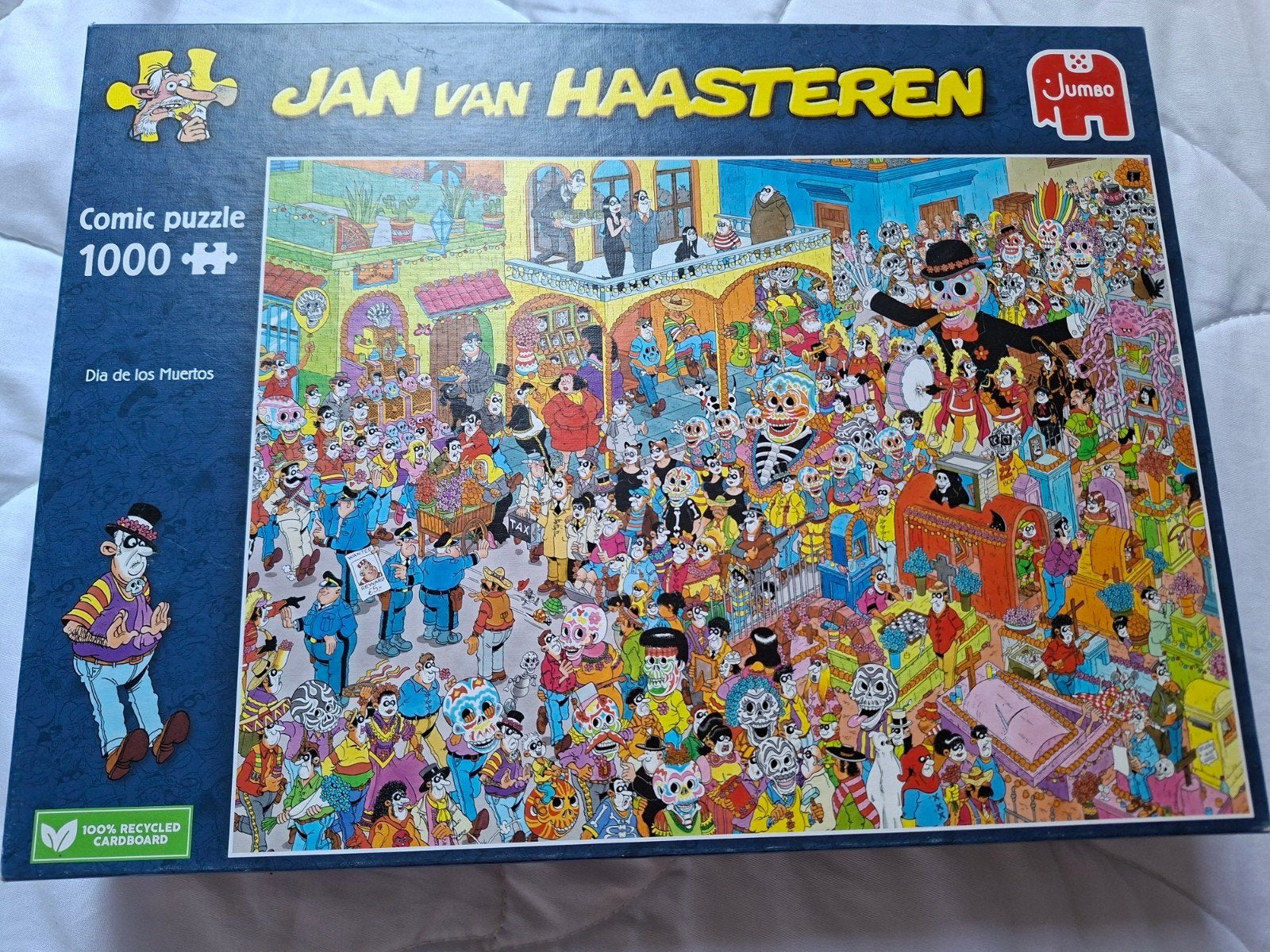 JvH 1000 stukjes 'Dia de los Muertos', Ophalen, 500 t/m 1500 stukjes, Zo goed als nieuw, Legpuzzel
