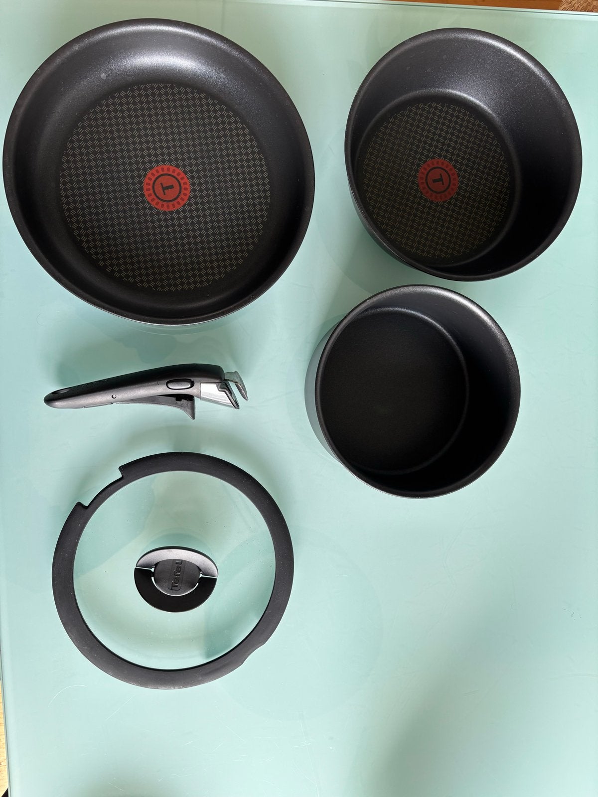 Tefal Ingenio Pannenset, Ophalen, Tefal, Aluminium, Pannenset