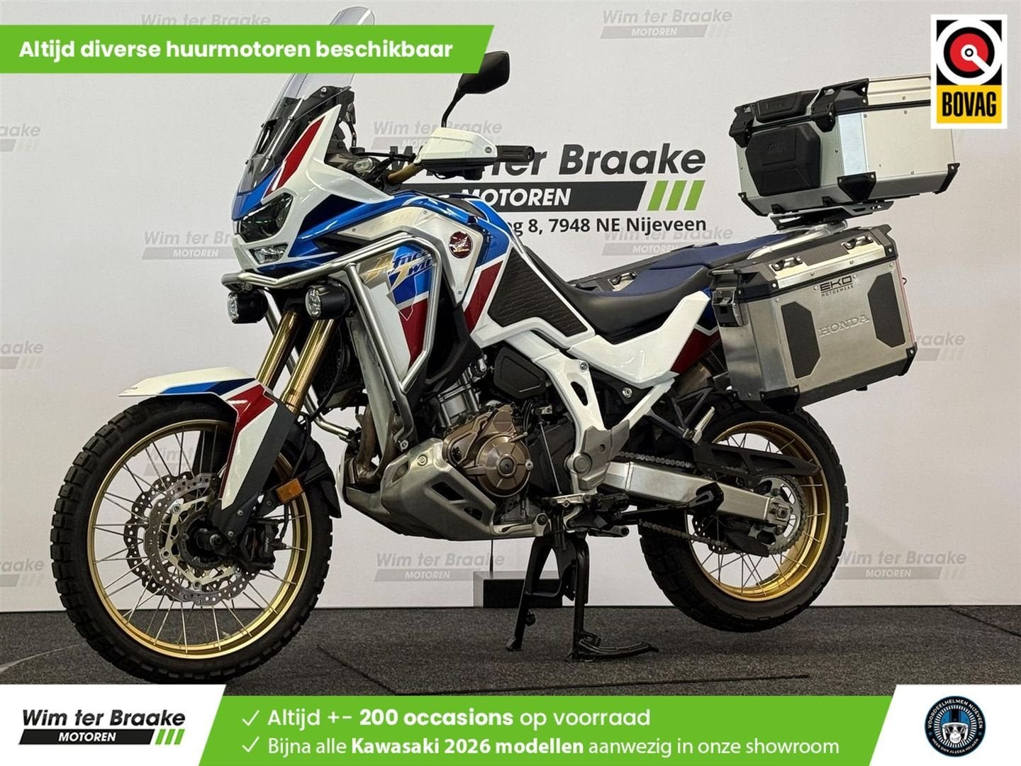 Honda CRF 1100 Africa Twin Adventure (bj 2021) 55,615 km, 2 cilinders, HONDA, Motorrijbewijs A, Bedrijf