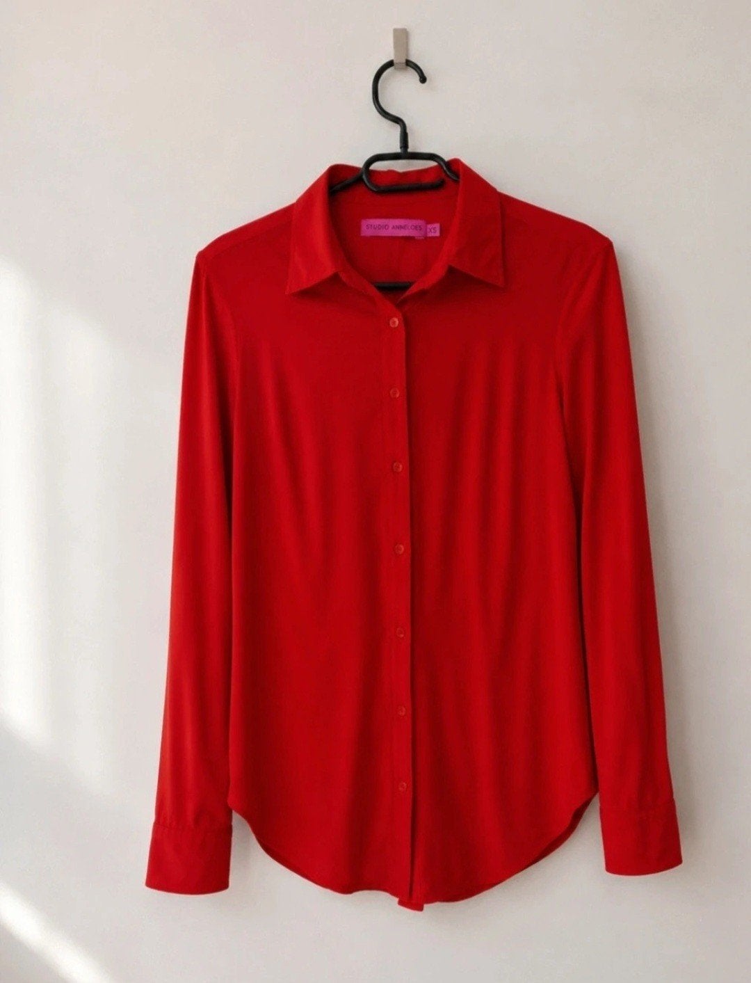 Studio Anneloes rode blouse maat XS, Studio Anneloes, Ophalen of Verzenden, Zo goed als nieuw, Maat 34 (XS) of kleiner