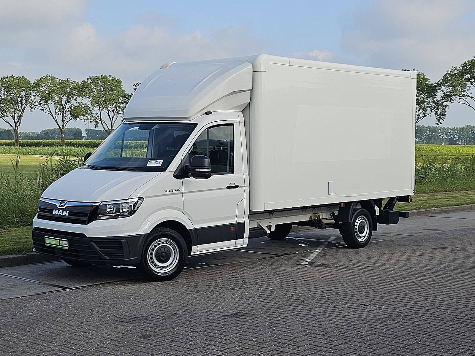 M.A.N. TGE 3.140 bakwagen laadklep !, Gebruikt, Euro 6, MAN, Wit