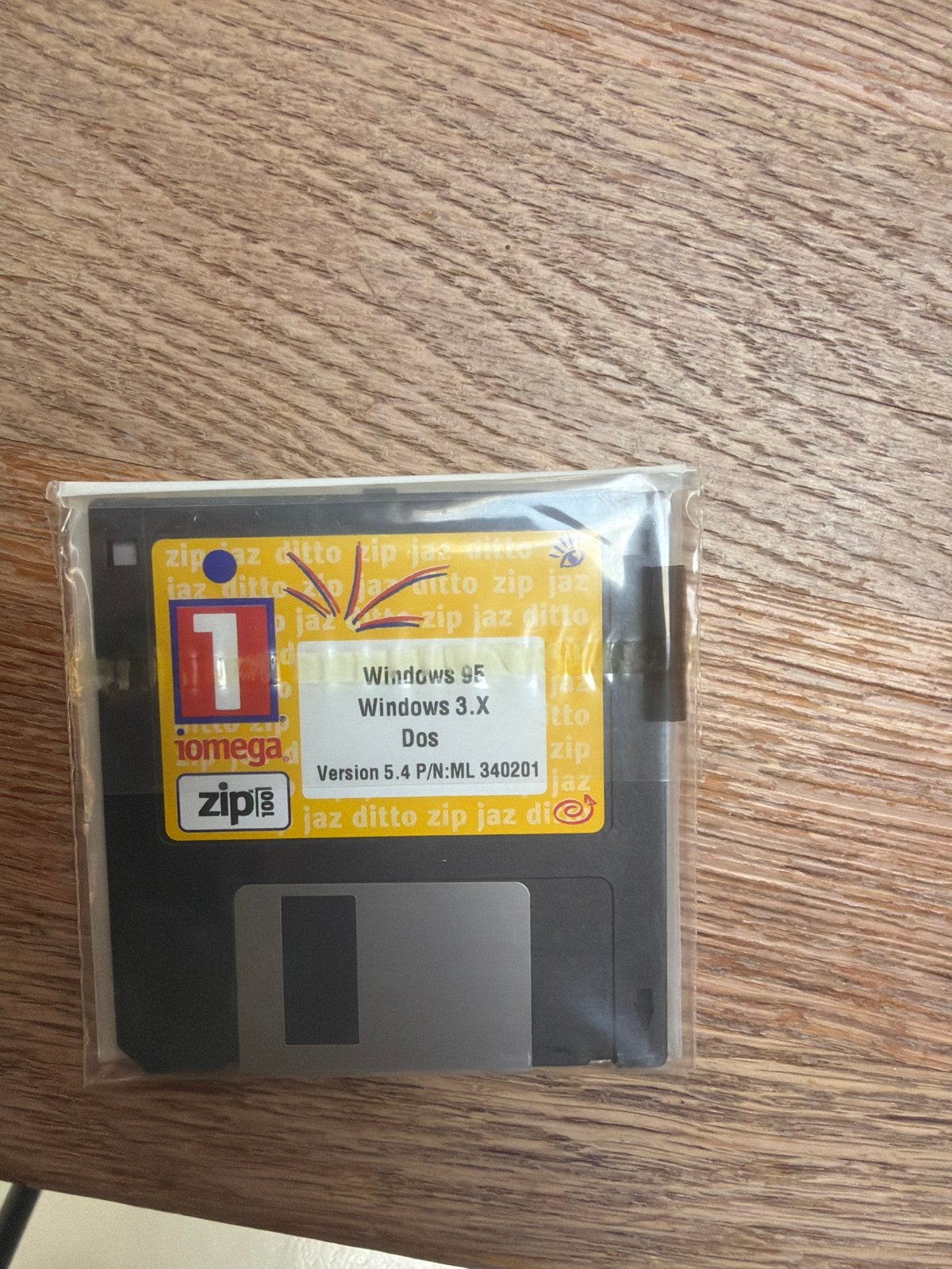 Iomega Zip 100 Diskette - Windows 95, 3.X, DOS, Computers en Software, Ophalen of Verzenden, Nieuw, Windows