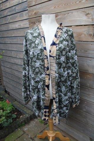Vest groen/ blauw/ beige Sissel Edelbo Vaste prijs OPRUIMING, Sissel edelbo, Ophalen of Verzenden, Gedragen, Beige