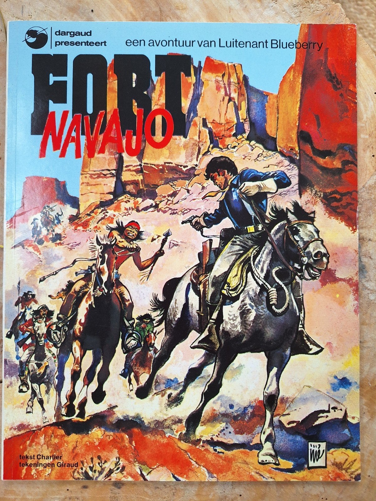 Luitenant Blueberry - Fort Navajo (Dargaud), Boeken, Stripboeken, Eén stripboek, Ophalen of Verzenden, Gelezen, Charlier, Giraud