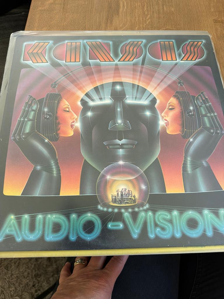 T1.  Kansas - Audio-Visions LP (1980) - Prog Rock Klassieker, 1980 - 1989, Ophalen of Verzenden, Zo goed als nieuw, 12 inch